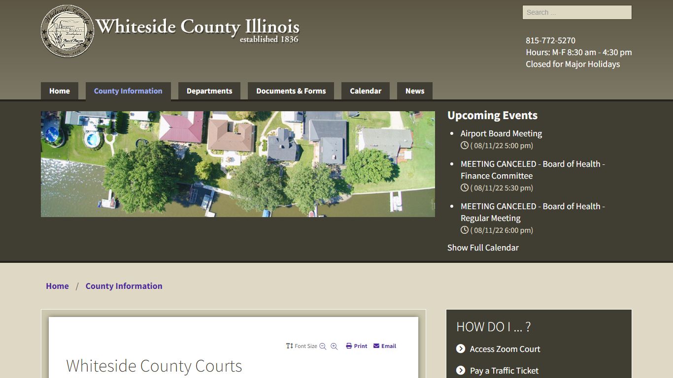 Courts - Whiteside County, Illinois